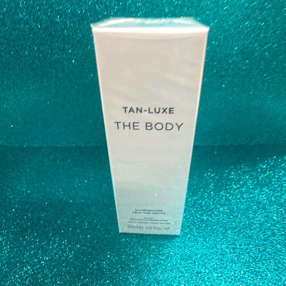 The Body Illuminating Self-Tan Drops TAN-LUXE THE BODY 1.01 fl Oz retail $50 NWT